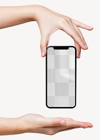 Phone screen png mockup, transparent design 