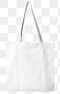 White tote bag png, minimal fashion sticker, transparent background