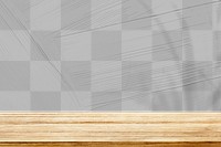 Png wood border backdrop mockup, transparent design