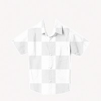 Kid's shirt  png mockup, transparent design 