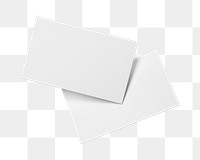 Business card png sticker, blank design, transparent background