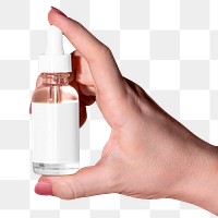 Dropper bottle png sticker, transparent background