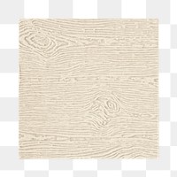 Wooden texture png sticker, transparent background