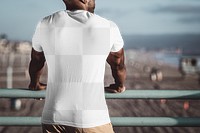 Men's t-shirt png transparent mockup