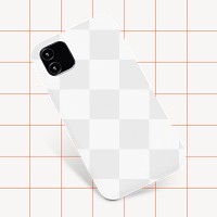 iPhone case png transparent mockup