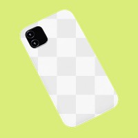 iPhone case png transparent mockup