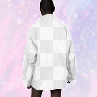 Men's jacket png transparent mockup