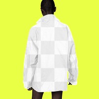 Men's jacket png transparent mockup