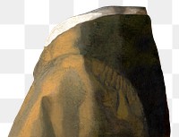 Png Girl with a Pearl Earring shirt, Johannes Vermeer's famous artwork on transparent background, remastered by rawpixel