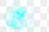 Blue light effect png sticker, transparent background