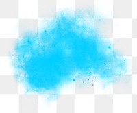 Blue fog png sticker, transparent background