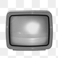 CRT TV png sticker, transparent background