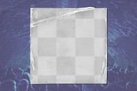 Plastic wrap png mockup, transparent design