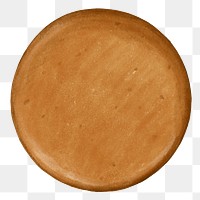 Homemade biscuit png sticker, transparent background