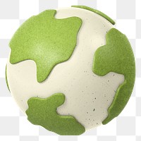 Save earth png business sticker, transparent background 