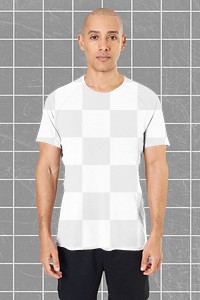 Men's t-shirt png transparent mockup