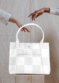 Handbag png mockup, women's accessory, transparent design