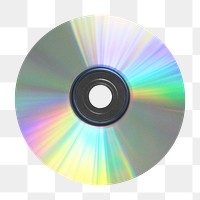 CD disk  png sticker, transparent background