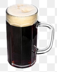 Cold root beer png sticker, transparent background