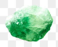 Green mineral png sticker, transparent background
