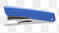 Blue stapler png sticker, transparent background