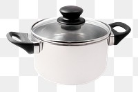 Pot kitchenware png sticker, transparent background