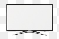 Television screen png sticker, transparent background