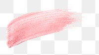 PNG pink brushstroke texture sticker, transparent background