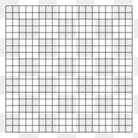 Black grid table png sticker, transparent background