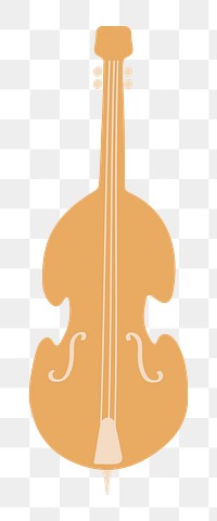 Violin png sticker, transparent background