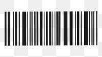 Barcode icon png sticker, transparent background