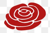 Rose png illustration, transparent background. Free public domain CC0 image.