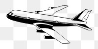 Airbus png illustration, transparent background. Free public domain CC0 image.