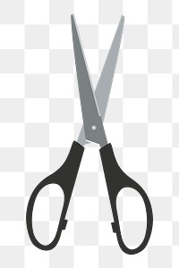 Scissors png illustration, transparent background. Free public domain CC0 image.