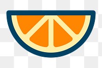 Orange fruit png illustration, transparent background. Free public domain CC0 image.