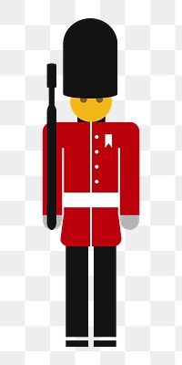 Royal guard png clipart illustration, transparent background. Free public domain CC0 image.