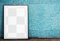 Photo frame png mockup, transparent design