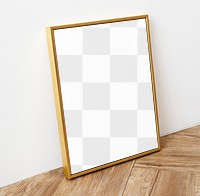 Photo frame png mockup, transparent design