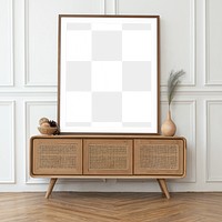 Picture frame png mockup, home decor, transparent design