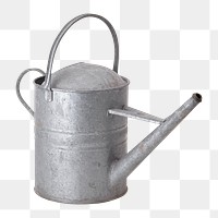 Watering can png sticker, transparent background