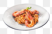 Italian pasta png sticker, transparent background