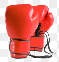 Boxing gloves png sticker, transparent background