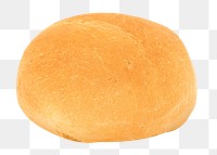 Round bread png sticker, transparent background