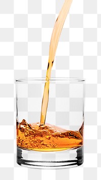 Pouring whiskey png sticker, transparent background