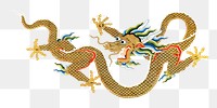 Vintage dragon png on transparent background. Remastered by rawpixel. 