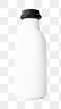 Water bottle png sticker, white blank space, transparent background