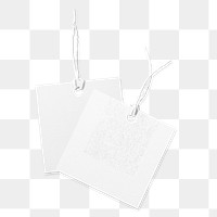 Tag label png sticker, white design space, transparent background