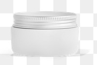 Skincare jar png sticker, transparent background