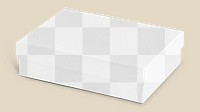 Gift box png transparent mockup