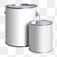 Paint cans png sticker, transparent background